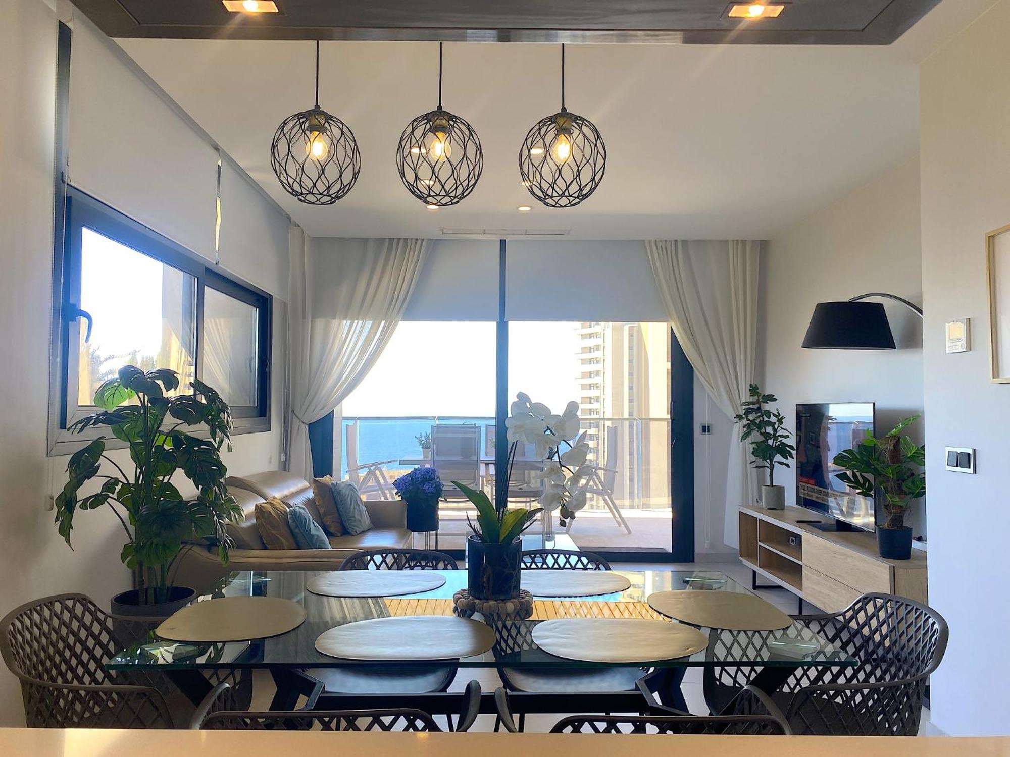 Lujoso Apartamento con Vista al Mar - SUNSET WAVES Benidorm Exterior foto
