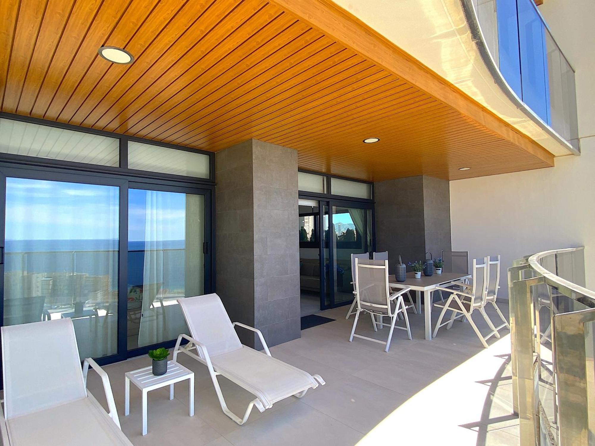 Lujoso Apartamento con Vista al Mar - SUNSET WAVES Benidorm Exterior foto