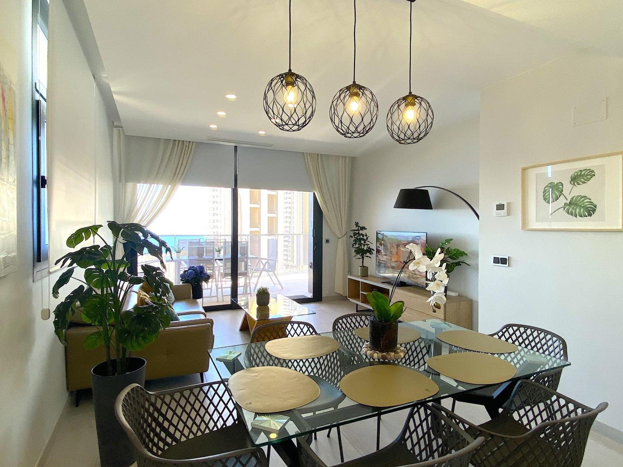 Lujoso Apartamento con Vista al Mar - SUNSET WAVES Benidorm Exterior foto